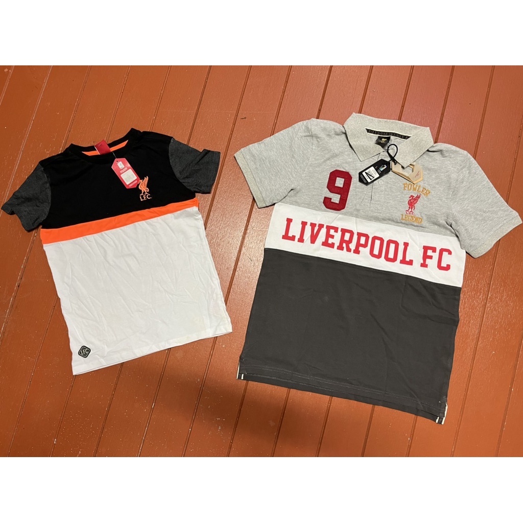 เสื้อยืดคอกลม-สโมสร-liverpool-ของแท้จากอังกฤษ-ของเด็ก9-10ปี