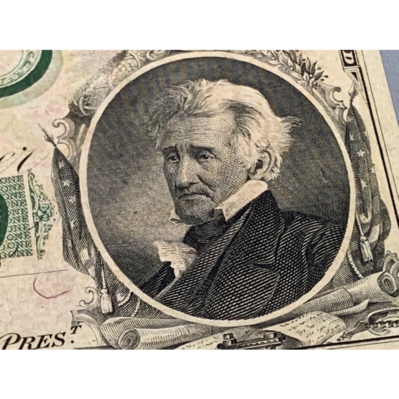 ธนบัตรรุ่นเก่าของประเทศอเมริกา-ชนิด100dollars-ปี1860