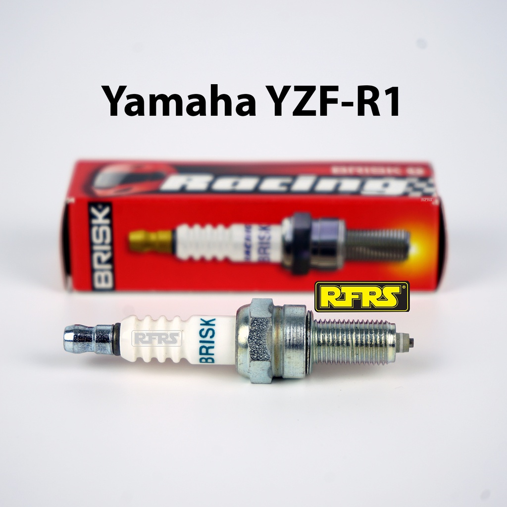 หัวเทียน BRISK PREMIUM ZS ไร้เขี้ยว Yamaha YZFR1 Spark Plug (SZ01RA
