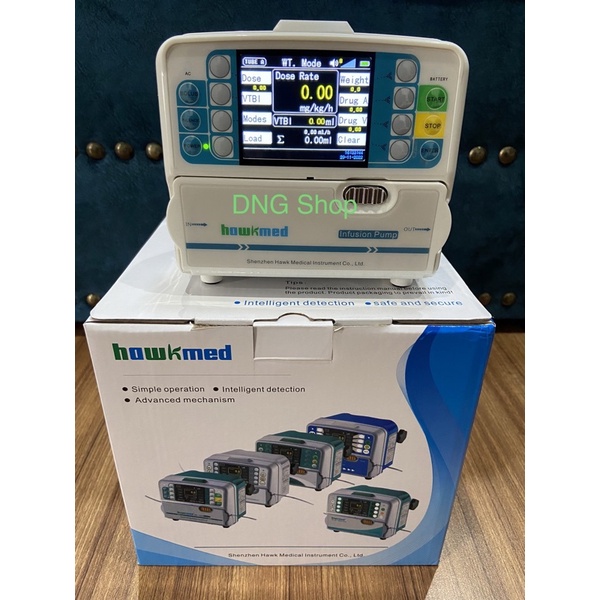 เครื่องควบคุมการให้สารละลายทางหลอดเลือดดำ-infusion-pump-ยี่ห้อ-hawkmed-รุ่น-hk-100ii