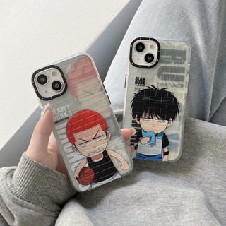 เคสโทรศัพท์มือถือโลหะ ผิวด้าน พิมพ์ลายอิฐ สําหรับ iPhone 14 Pro 14Plus 13 12 Pro Max