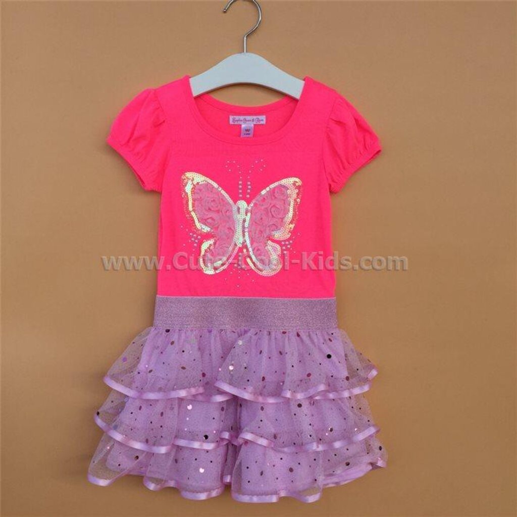 dress-786-ชุดกระโปรงเด็กหญิงปักผีเสื้อ-สีชมพู-size-110-m-4-5y