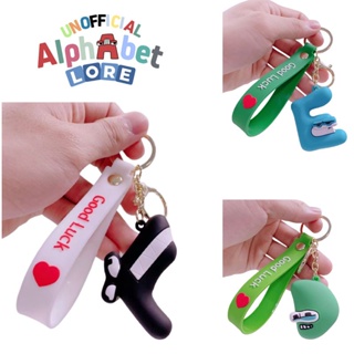New 6cm Alphabet Lore Keychain Figures Toy Cartoon Key Ring Bag Pendant Doll Kids Adults Birthday Xmas Gifts