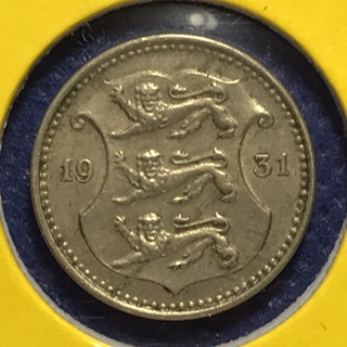 No.60907 ปี1931 ESTONIA เอสโทเนีย 10 SENTI เหรียญสะสม เหรียญต่างประเทศ เหรียญเก่า หายาก ราคาถูก