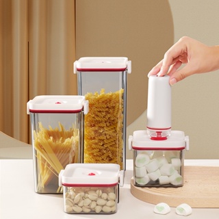 Vacuum Fresh-keeping Food Storage Hand Pump Airtight Jar Container Box For Sealed Preservation Kitchen Accessories