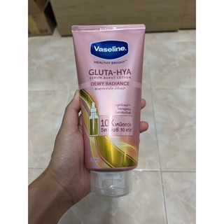 Vaseline Gluta Hya วาสลีน กลูต้า-ไฮยา ดิวอี้ เรเดียนซ์ สีชมพู 300 มล.