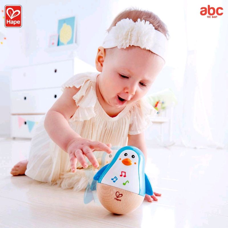 ช้อปดีมีคืน-hape-เพนกวินล้มลุก-เขย่าให้เกิดเสียงเพลง-penguin-musical-wobbler-6m