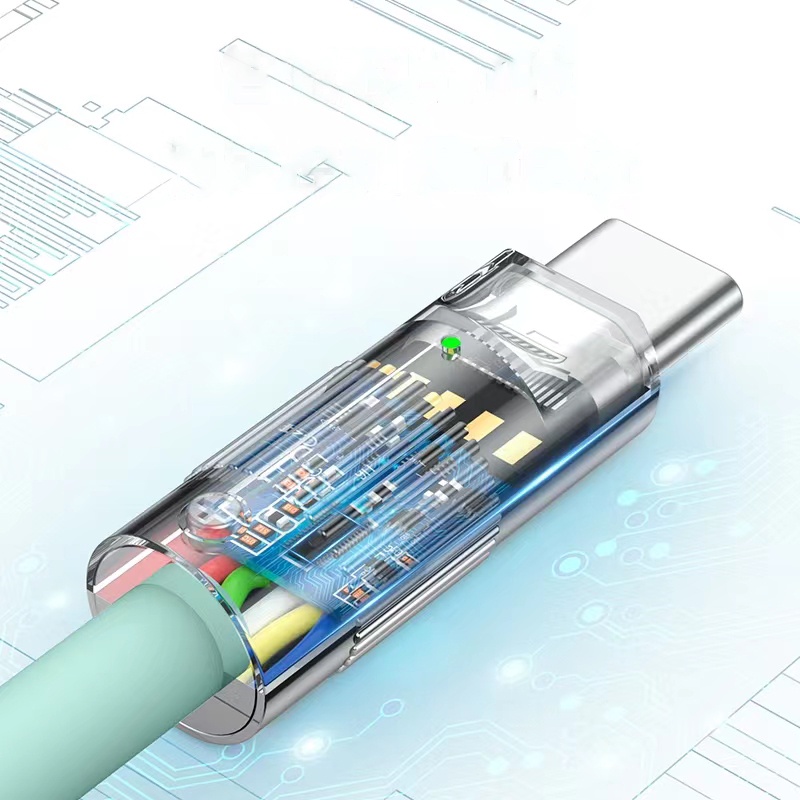ecily-120w-6a-super-fast-charge-type-c-led-สายเคเบิลซิลิโคน-ชาร์จเร็ว-สายเคเบิล-usb-สําหรับสายชาร์จ-usb-c