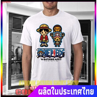 gothic ร์ตูนพิมพ์ฤดูร้อน ย์เสื้อยืด A Bathing Ape Milo T - Shirt One Piece เสื้อยืดลําลองสําหรับผู้ชายผู้หญิงแขนสั้_16