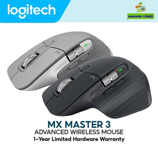 ภาพขนาดย่อของสินค้าโปรแรง ️เมาส์ไร้สาย ️ Logitech MX Master 3 Advanced Wireless Mouse - Graphite Warranty 1 - Y