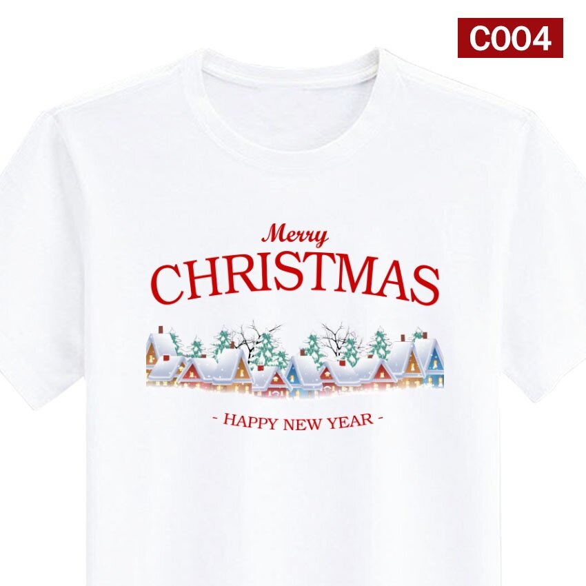 เสื้อยืด-สกรีน-merry-christmas-คริสต์มาส-เสื้อปีใหม่-สีขาว-เสื้อผ้าหนา-นุ่ม-ใส่สบาย-ได้ทั้งผู้ชาย-และผู้หญิง-no-0241-kc