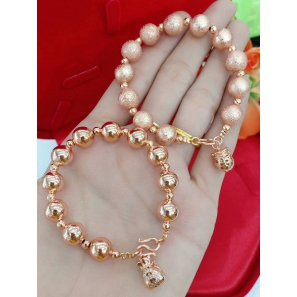 สร้อยข้อมือนาคเม็ดบอลคละแบบ