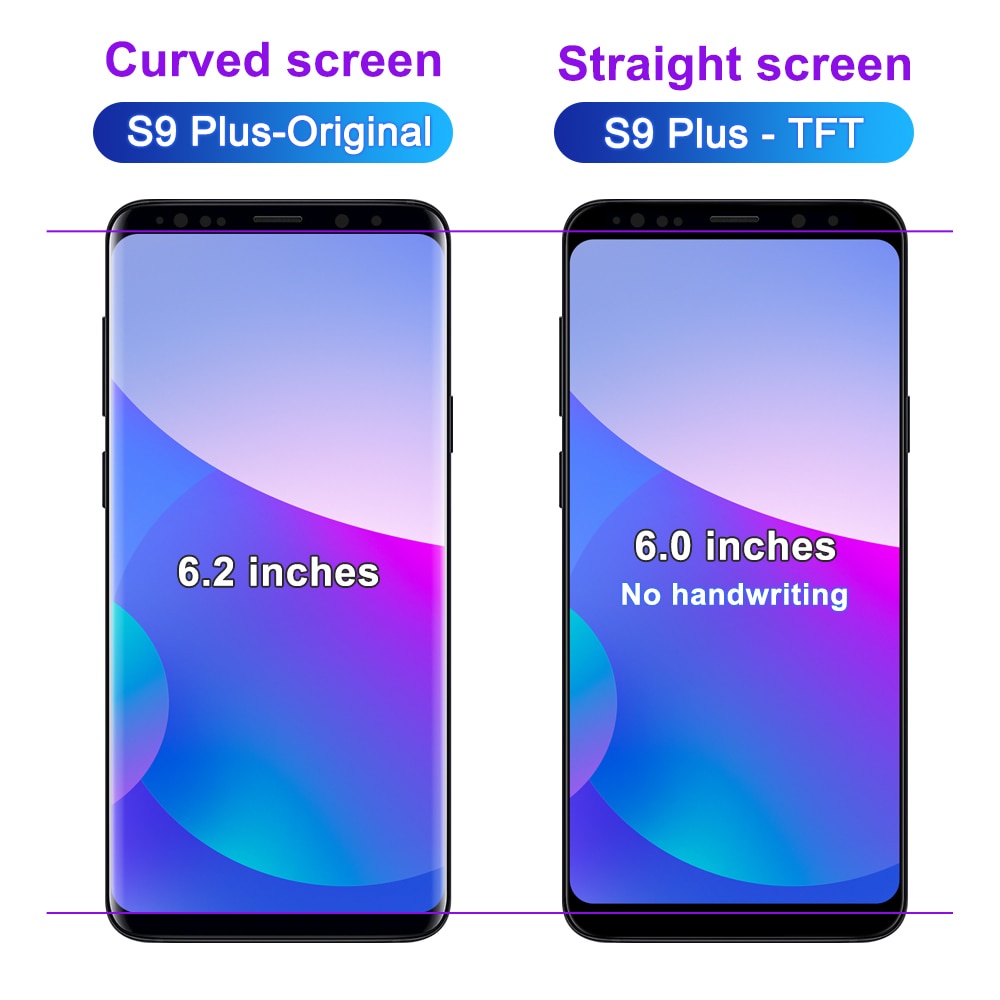 อะไหล่หน้าจอสัมผัสดิจิทัล-lcd-พร้อมกรอบ-คุณภาพสูง-สําหรับ-samsung-galaxy-s9-plus-samsung-s9-lcd-g965-g9650