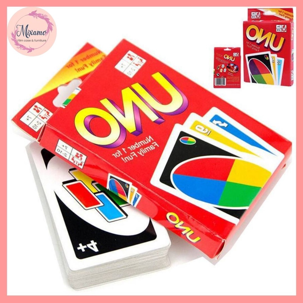 ภาพหน้าปกสินค้า--MXM--การ์ดเกม Uno อูโน่ (1กล่องมี108ใบ) จากร้าน mixamo บน Shopee