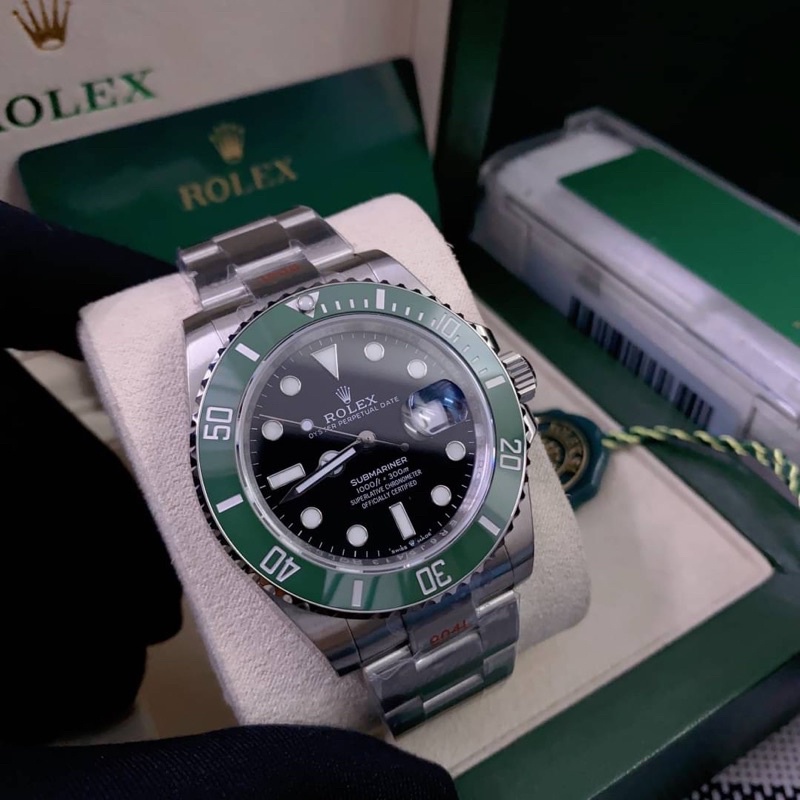 นาฬิกา-rolex-submarine-swiss-1-1-ew-v2-เน้นใส่สลับแท้ครับ-งานสวยมากๆครับ