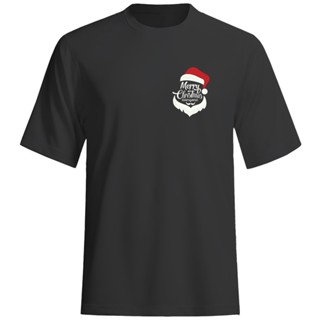 เสื้อยืด พิมพ์ลายตัวอักษรคริสต์มาส 2D เหมาะกับสี่ฤดูกาล สําหรับผู้ชาย