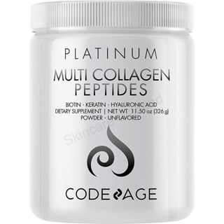 ภาพขนาดย่อของภาพหน้าปกสินค้าCodeage Multi Collagen Peptides Powder Platinum Edition ผงคอลลาเจนไฮโดรไลซ์ 5 ชนิด บำรุงกล้ามเนื้อ, เส้นเอ็น, กระดูก จากร้าน wiwanya บน Shopee