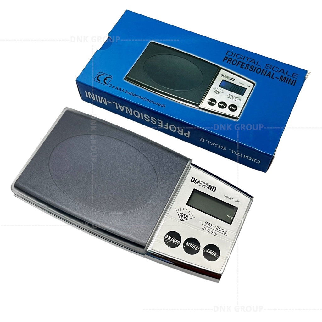 เครื่องชั่งดิจิตอล-200g-0-01g-เครื่องชั่งสองตำแหน่ง-หน้าจอไฟสีฟ้า-digital-scale