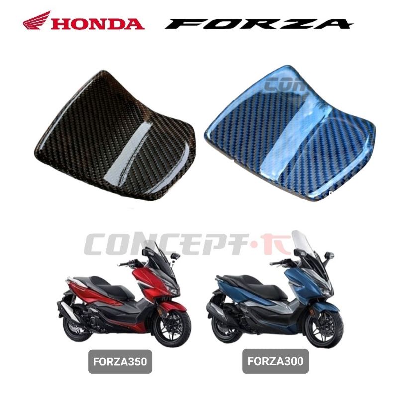 ฝาปิดช่องเติมน้ำมัน-ผ้าcarbonแท้-honda-forza300และ350-2018-2023