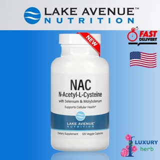 ภาพหน้าปกสินค้าLake Avenue Nutrition NAC, N-Acetyl Cysteine with Selenium & Molybdenum, 600 mg 120 Veggie Capsules ที่เกี่ยวข้อง