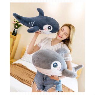 (พร้อมส่ง) ตุ๊กตาฉลาม ขนาด 45 cm หมอนตุ๊กตาฉลาม ตุ๊กตา ปลาฉลาม ฉลาม Ah woo shark หมอน ของเล่น doll ตุ้กตาน่ารักๆ