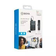 BOYA BY-WM4 PRO-K3 ไมค์อัดเสียง MICROPHONE SYSTEM FOR IOS DEVICES ไมโครโฟน ไร้สายใช้สำหรับอุปกรณ์ IOS ของแท้ 100%