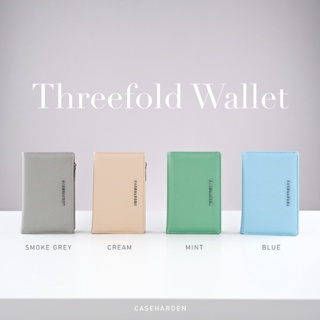 (ใช้โค้ด:8T2Z4Aลด118.-) [3ทบ] Caseharden Threefold Wallet กระเป๋าสตางค์ใบกลาง พร้อมกล่อง