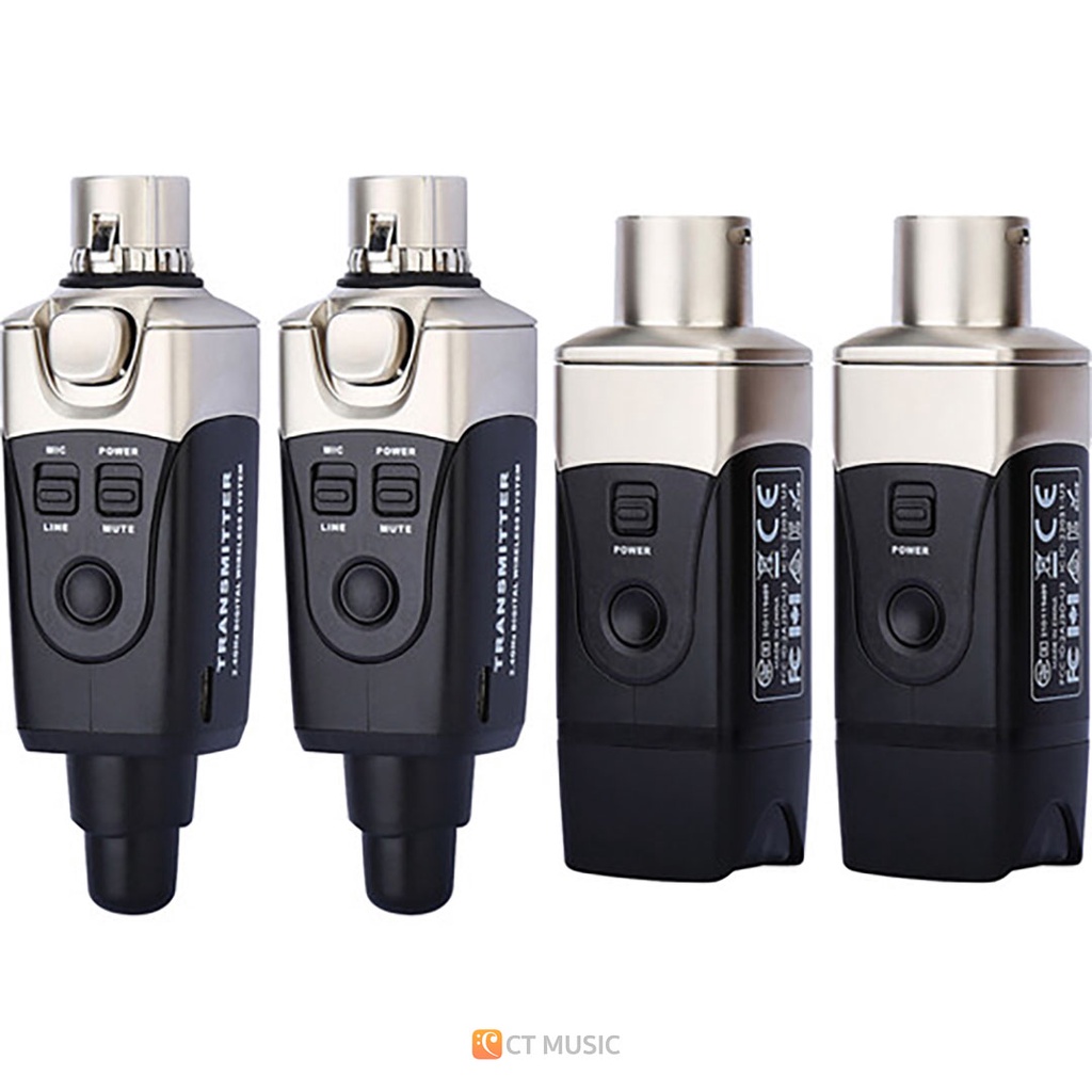 xvive-u3-ไวเลส-ไมโครโฟน-xvive-u3d-dual-plug-on-wireless-audio-system-for-dynamic-microphones