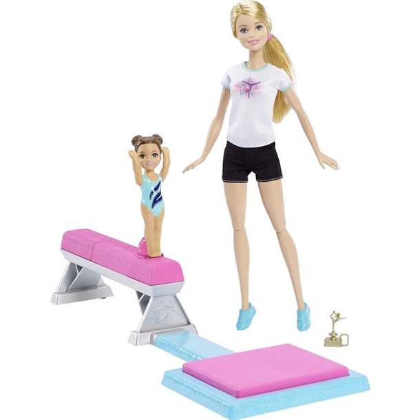 barbie-doll-as-gymnastic-teacher-with-balance-beam-and-student