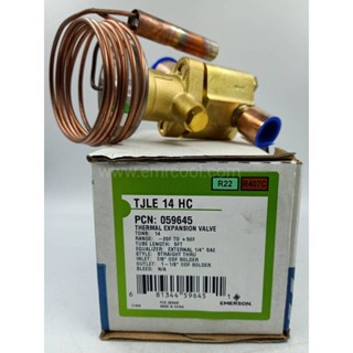 EMERSON Themal Expansion Valve TJLE 14 HC น้ำยาR22&amp;R407c