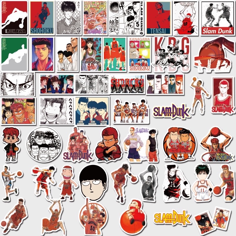 สติ๊กเกอร์-slam-dunk-394-สแลมดังก์-50ชิ้น-บาสเกตบอล-บาส-ลูกบาส-การ์ตูน-สแลมดัง-บาสเก็ตบอล-ห่วงบาส-slamdunk-สะแลม-nba-บาส