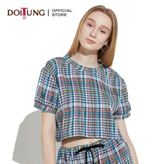 DoiTung GZ SS22(PET)/BL9 multi color - navy #F เสื้อเบลาส์