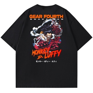 Neverdry | OVERSIZE | T-shirt | One Piece | Monkey D Luffy | gear 4 snake man