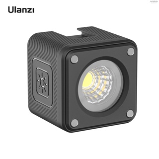 Ulanzi Cute Lite L2 COB ไฟเติมแสง Mini IP68 LED กันน้ํา 5500K ความสว่าง 4 ระดับ แบตเตอรี่ในตัว เมาท์โคลด์ชู แม่เหล็ก ด้านหลัง ออกแบบ พร้อมซิลิโคนกระจาย
