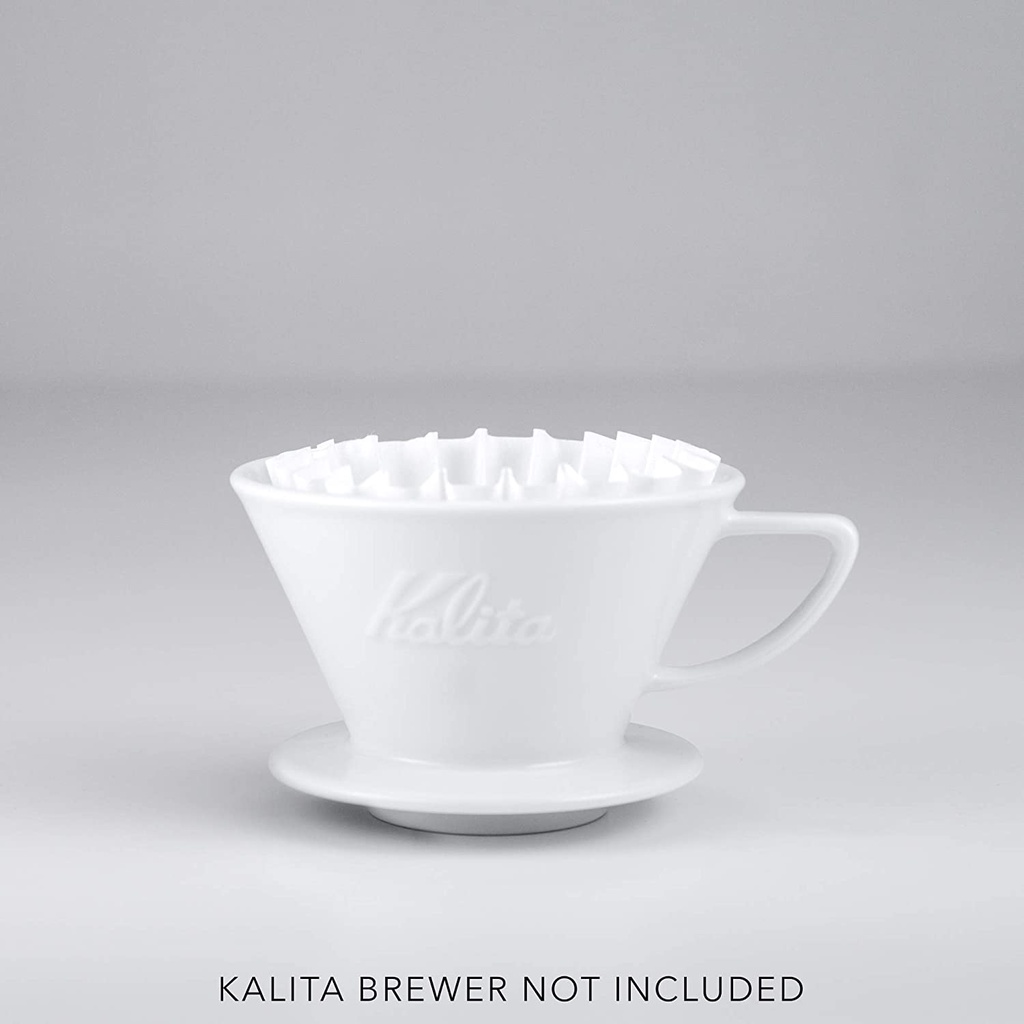 ภาพสินค้ากระดาษกรอง ยี่ห้อ Kalita Wave Filter 185 White (100pcs) จากร้าน peaberry_ltd บน Shopee ภาพที่ 3