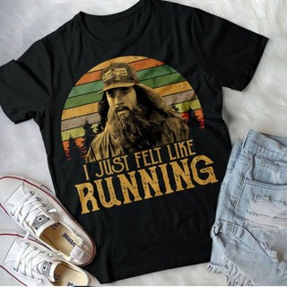 เสื้อทหาร Forrest Gump ฉันแค่รู้สึกเหมือนวิ่งเสื้อยืดย้อนยุควินเทจวันเกิดวาเลนไทน์