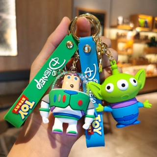 ภาพหน้าปกสินค้าพวงกุญแจ จี้ตุ๊กตา Toy Story Buzz Lightyear Strawberry Bear สามตา สําหรับเด็กผู้ชาย ที่เกี่ยวข้อง