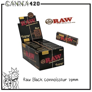 [จัดส่งทุกวัน] Raw Black Connoisseur 1¼ Size 78mm.