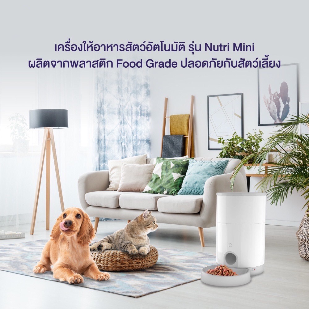 ประกันศูนย์-1ปี-petoneer-nutri-mini-เครื่องให้อาหารแมวอัตโนมัติ-wifi-ให้อาหารแมวอัตโนมัติ-เครื่องให้อาหารหมาอัตโนมัติ