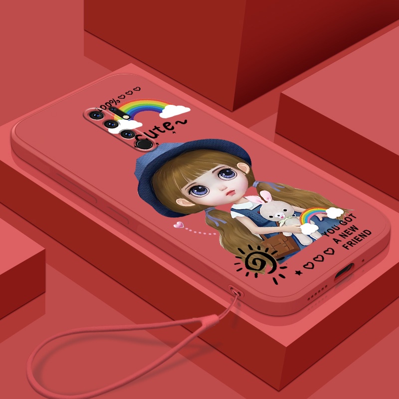 เคสโทรศัพท์มือถือ-tpu-ขอบตรง-ลายเด็กผู้หญิงหมวก-สําหรับ-redmi-note-11s-4g-redmi-note-11pro-redmi-9-redmi-9a-redmi-8-redmi-8a