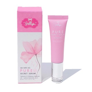 Jellys Pure Secret Serum 10ml น้ำยาล้างหอยหอม ทำความสะอาดจุดซ่อนเร้น ลดกลิ่นแม้ในเวลามีประจำเดือน ของแท้