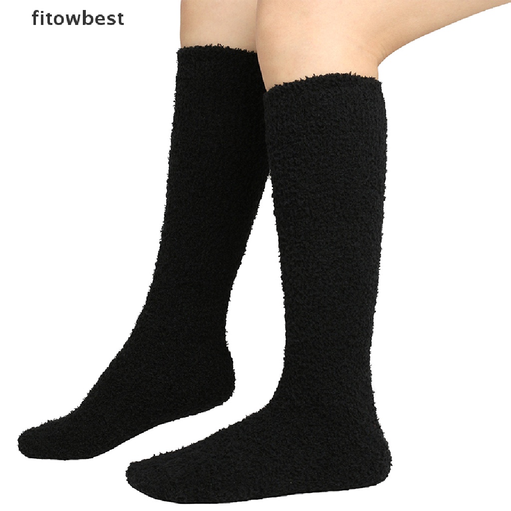 fbth-ถุงเท้ายาว-ผ้าฟลีซ-แบบนุ่ม-ให้ความอบอุ่น-สีพื้น-แฟชั่นฤดูหนาว-สําหรับผู้หญิง-1-คู่-qdd