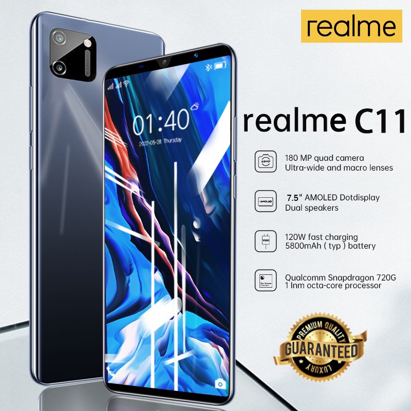 ภาพหน้าปกสินค้าRealme C11 โทรศัพท์มือถือ ของเเท้100% โทรศัพท์ 12+512GB ราคาถูกโทรศัพท์มือถือ 5G SmartPhone สองซิม มือถือ Android