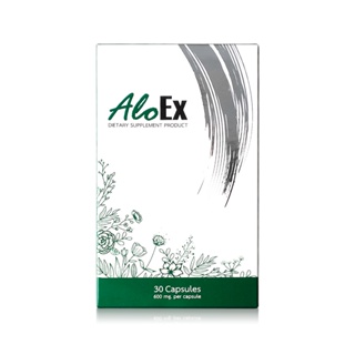 AloEx Dietary Supplement Product 30 capsules อาหารเสริมบำรุงเส้นผมและหนังศีรษะ 1 กล่อง บรรจุ 30 เม็ด