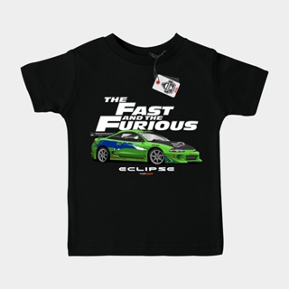 เสื้อยืด ลาย Karimake MITSUBISHI ECLIPSE FURIOUS BRIAN O CONNOR JDM LEGEND สําหรับเด็ก