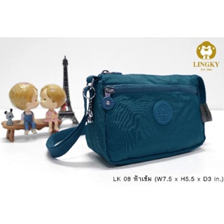 สินค้า ⏲️Otime-Bag กระเป๋าขนาดเล็ก ซิปสี ทรงนอน LK-08ขนาด 7.5\"