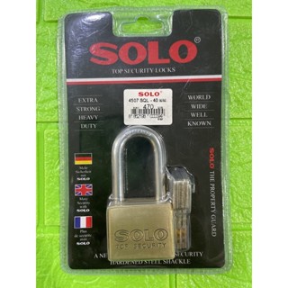 กุญแจ SOLO แท้อย่างดี 40 มม. (รุ่น 4507 SQL) จาก 470 ลดเหลือ 420 บาทเท่านั้น