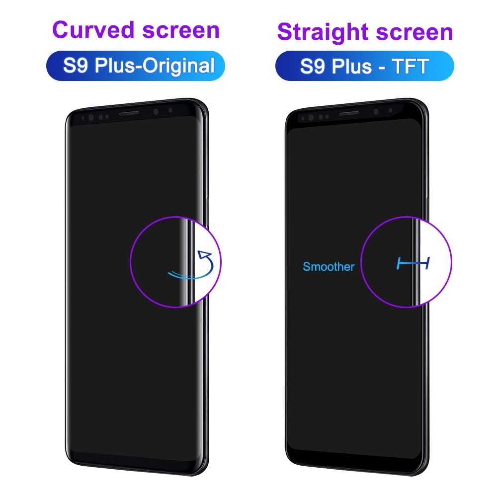 อะไหล่หน้าจอสัมผัสดิจิทัล-lcd-พร้อมกรอบ-คุณภาพสูง-สําหรับ-samsung-galaxy-s9-plus-samsung-s9-lcd-g965-g9650