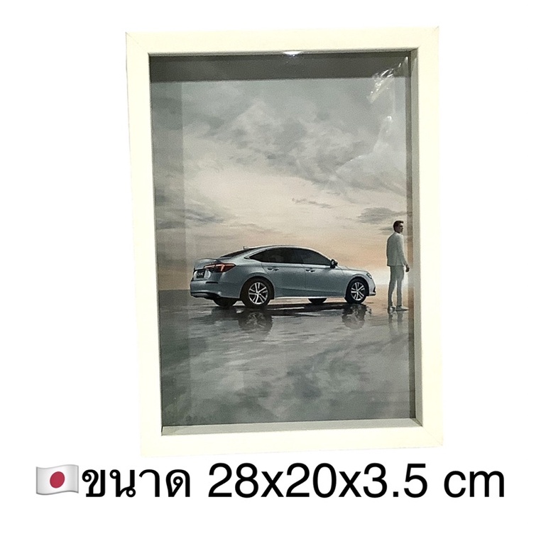 กรอบรูป-กล่องไม้สีขาว-สามารถใส่รูปที่เป็น-3-มิติได้-สินค้าบริษัท-art-print-japan-co-ltd