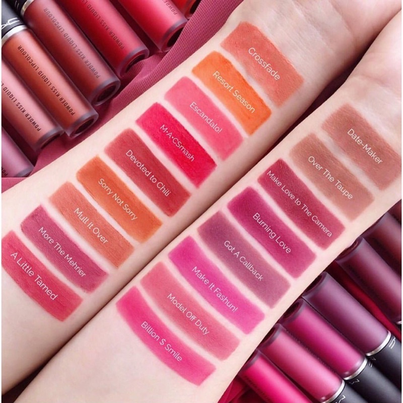 พร้อมส่ง-ป้ายไทย-mac-powder-kiss-liquid-lipstick